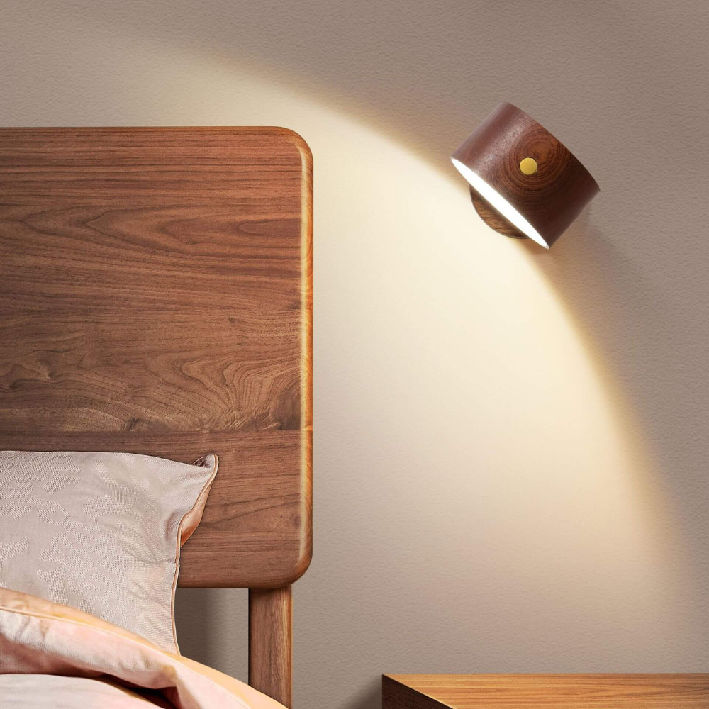 Cordless LED Wall Light with USB Charging and Adjustable Head