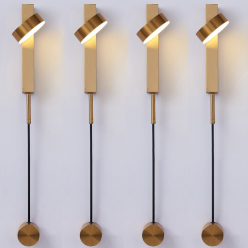 Adjustable Brightness Metal Wall Light for Modern Interiors