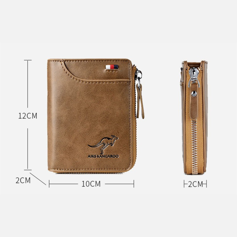 EliteGuard Premium Leather RFID-Blocking Wallet for Men