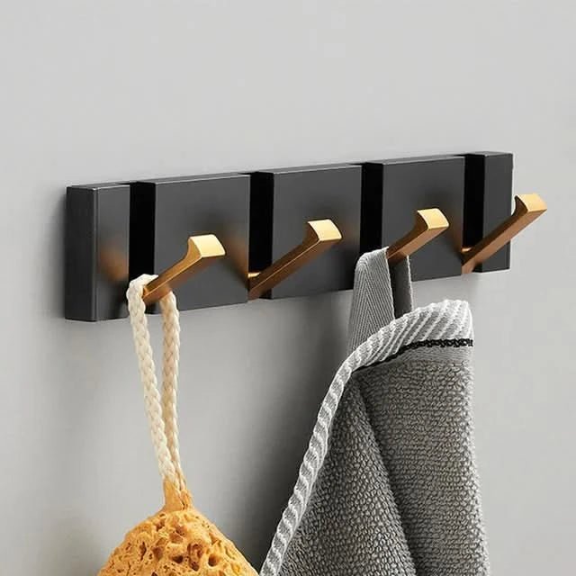 Foldable Wall Hook | Adhesive or Screw Mount | Aerospace Aluminum