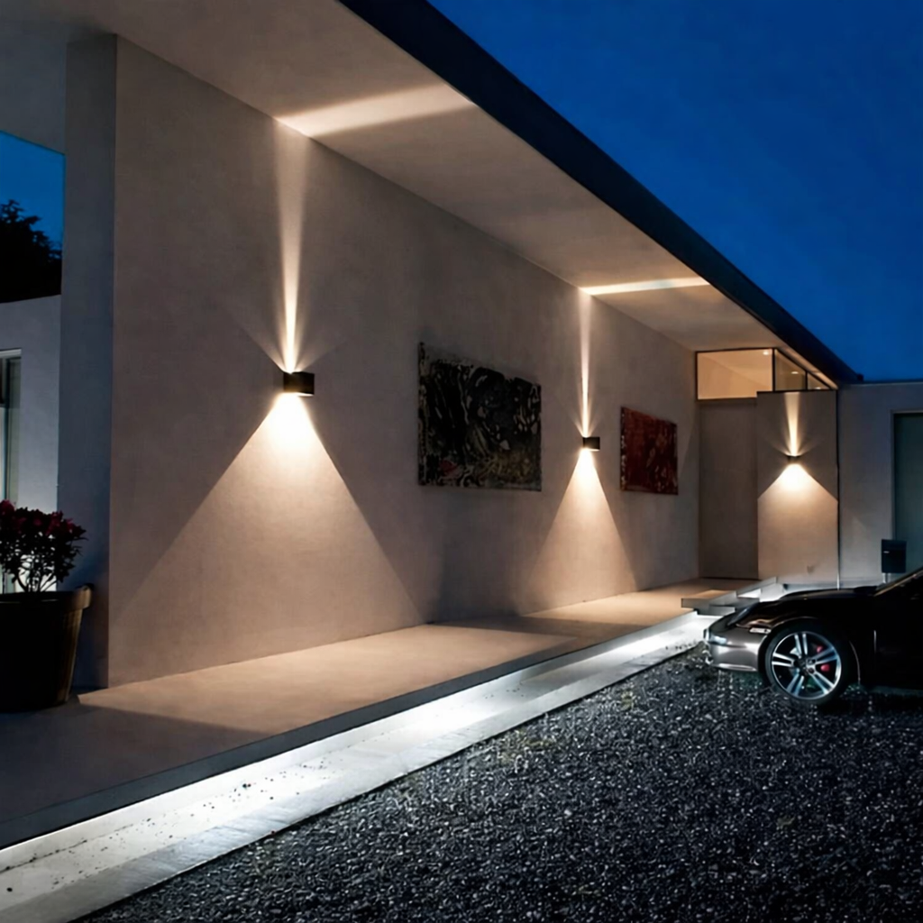 Wireless Wall Light with Motion Sensor and Adjustable Beam Angle
