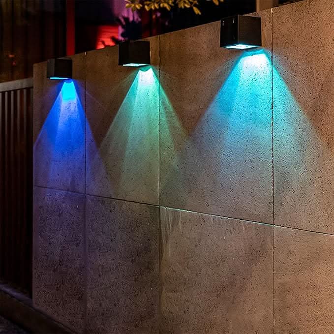 Outdoor Solar LED Wall Light - Weatherproof Fixture