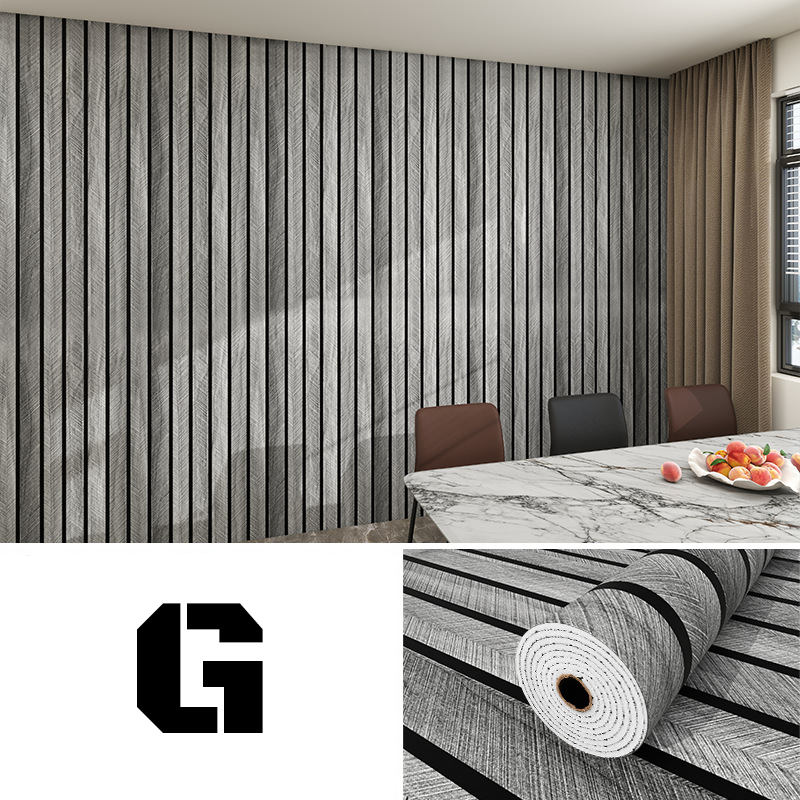 Wall Panel | Contemporary Slat Design | Matte Splash-Proof Finish