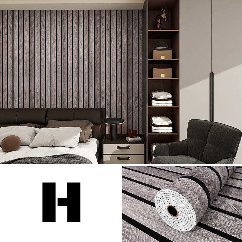 Wall Panel | Contemporary Slat Design | Matte Splash-Proof Finish