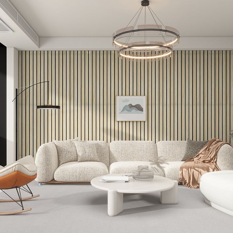 Wall Panel | Contemporary Slat Design | Matte Splash-Proof Finish