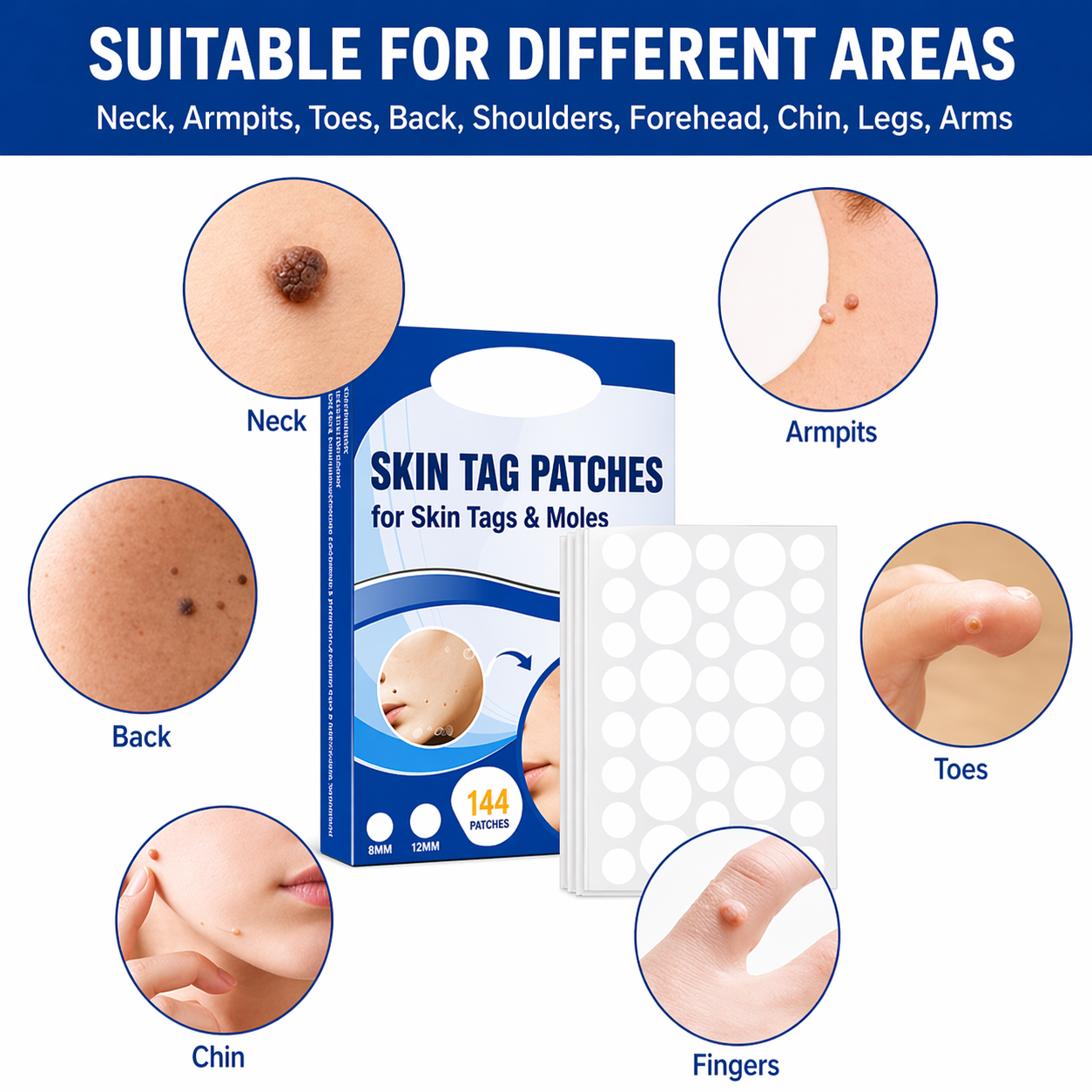 Wart Removal Patches | Discreet Skin Adhesives for Gentle Home Care