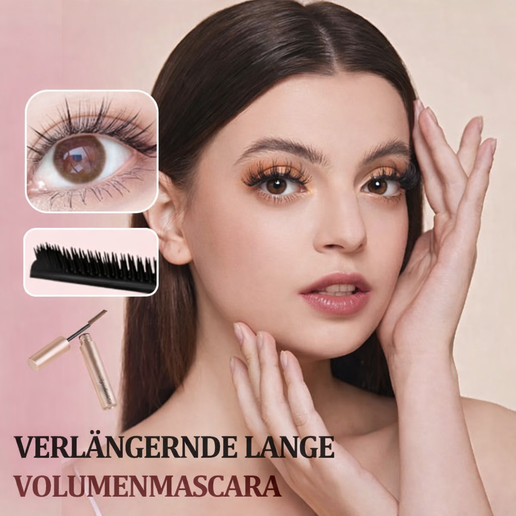 Waterproof Volume Mascara for Length & Definition with Precision Brush