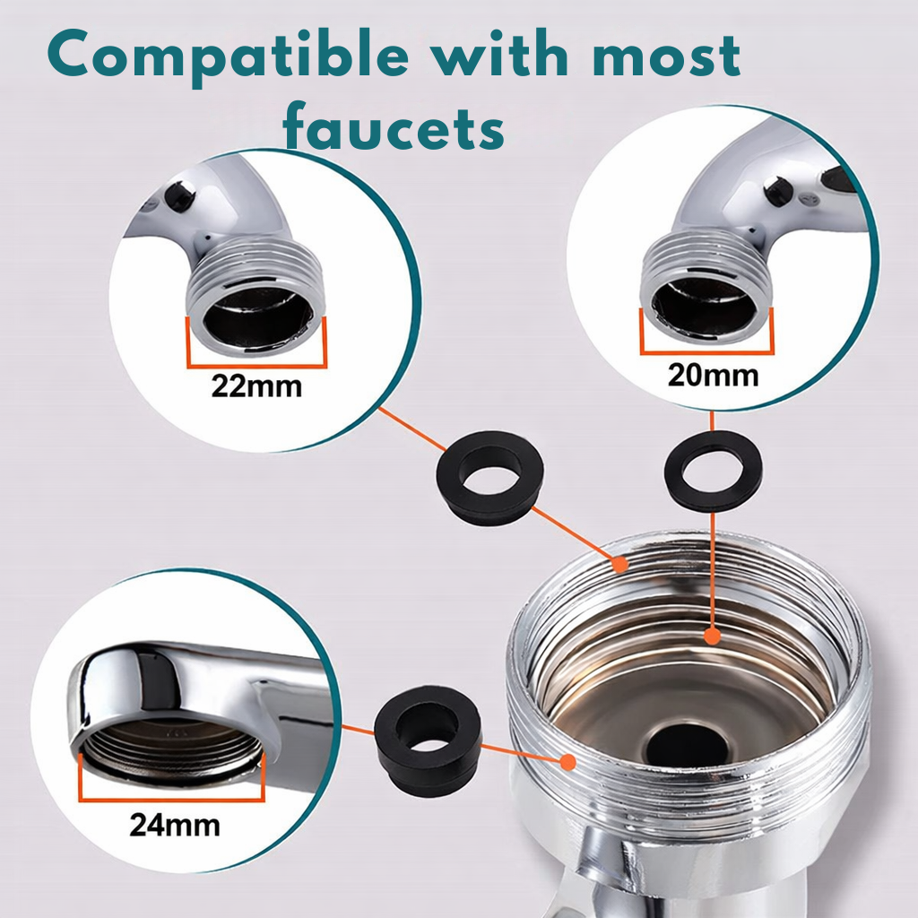 Faucet Extender with 1080° Swivel | Dual Water Modes | FlexFlow
