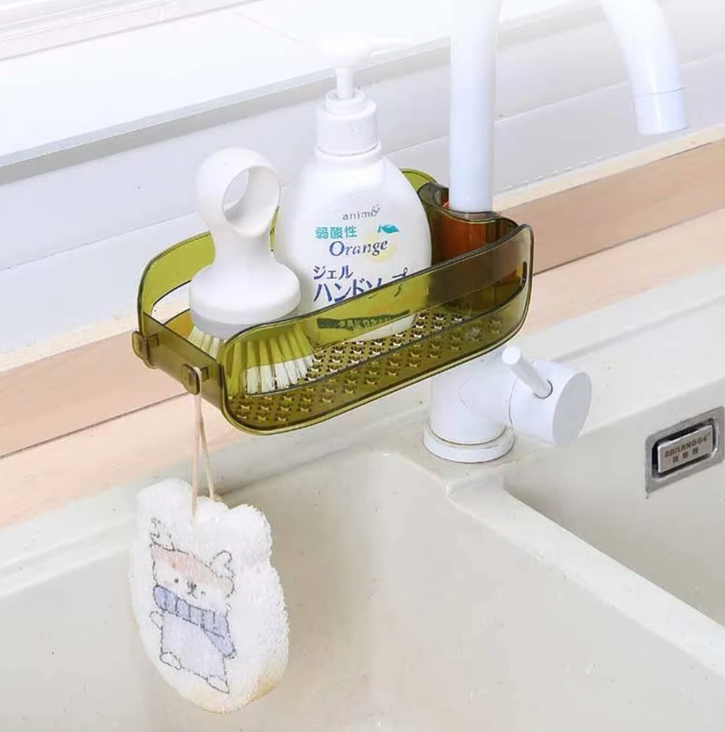 Faucet Organizer with Tool-Free Clamp | Non-Slip | AquaClip