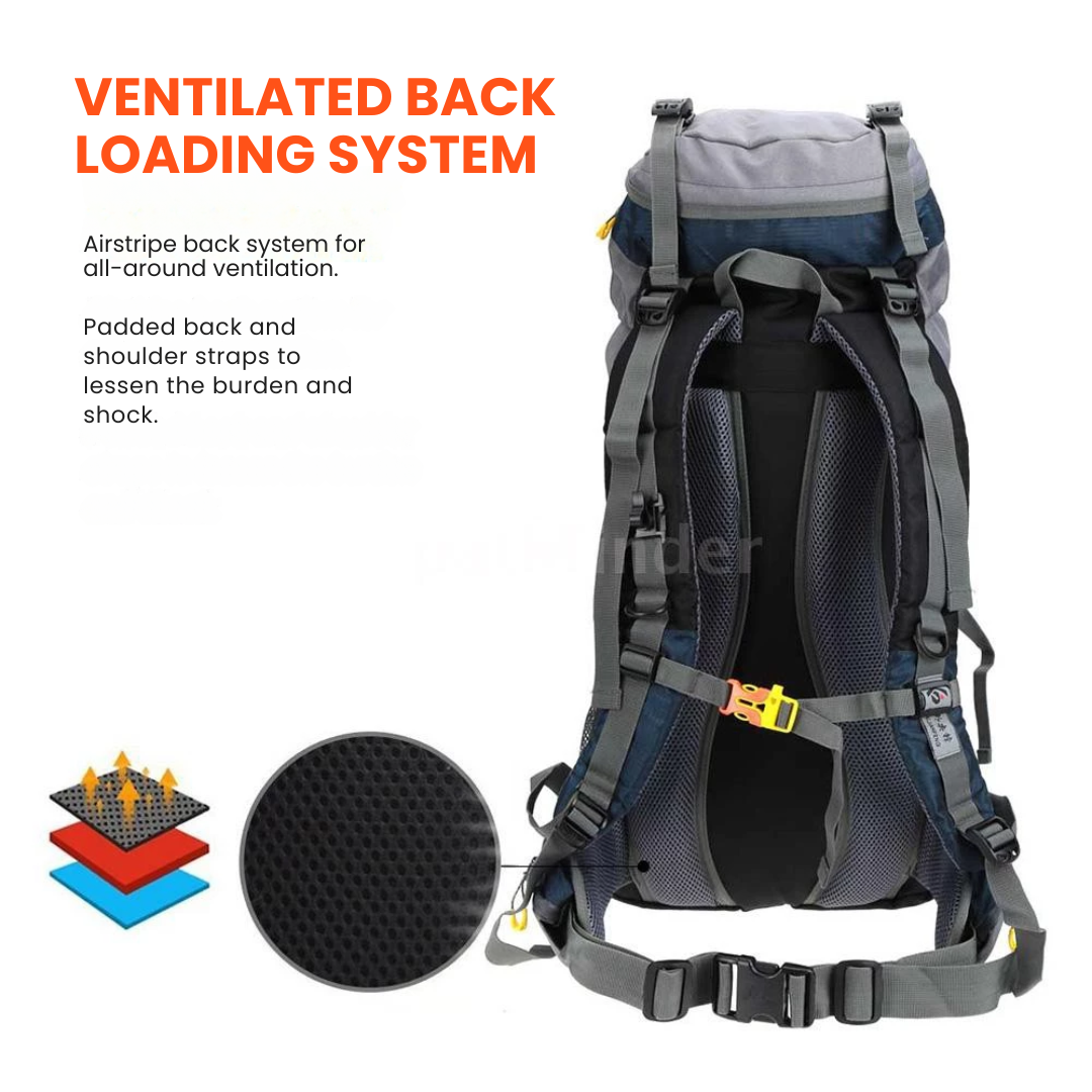 All-Weather 50L Adventure Backpack – Reliable & Roomy