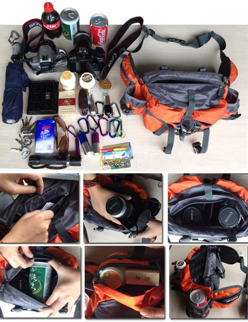Ultimate Waterproof Hiking Belt Pack – 5L for Explorers