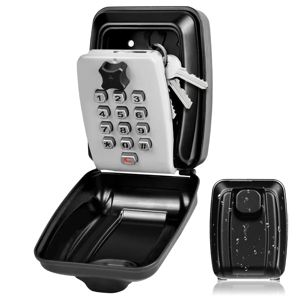 Weather-Resistant Key Storage Box with Secure Lock System