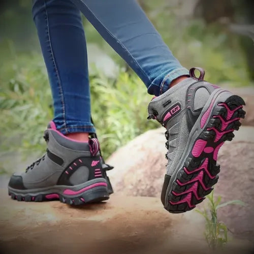 Lightweight Waterproof Women's Trekking Footwear for Adventurers