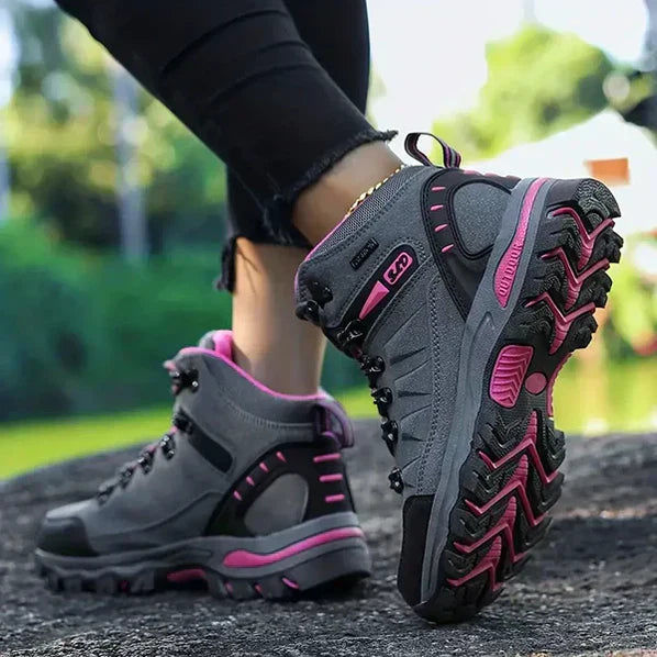 Lightweight Waterproof Women's Trekking Footwear for Adventurers