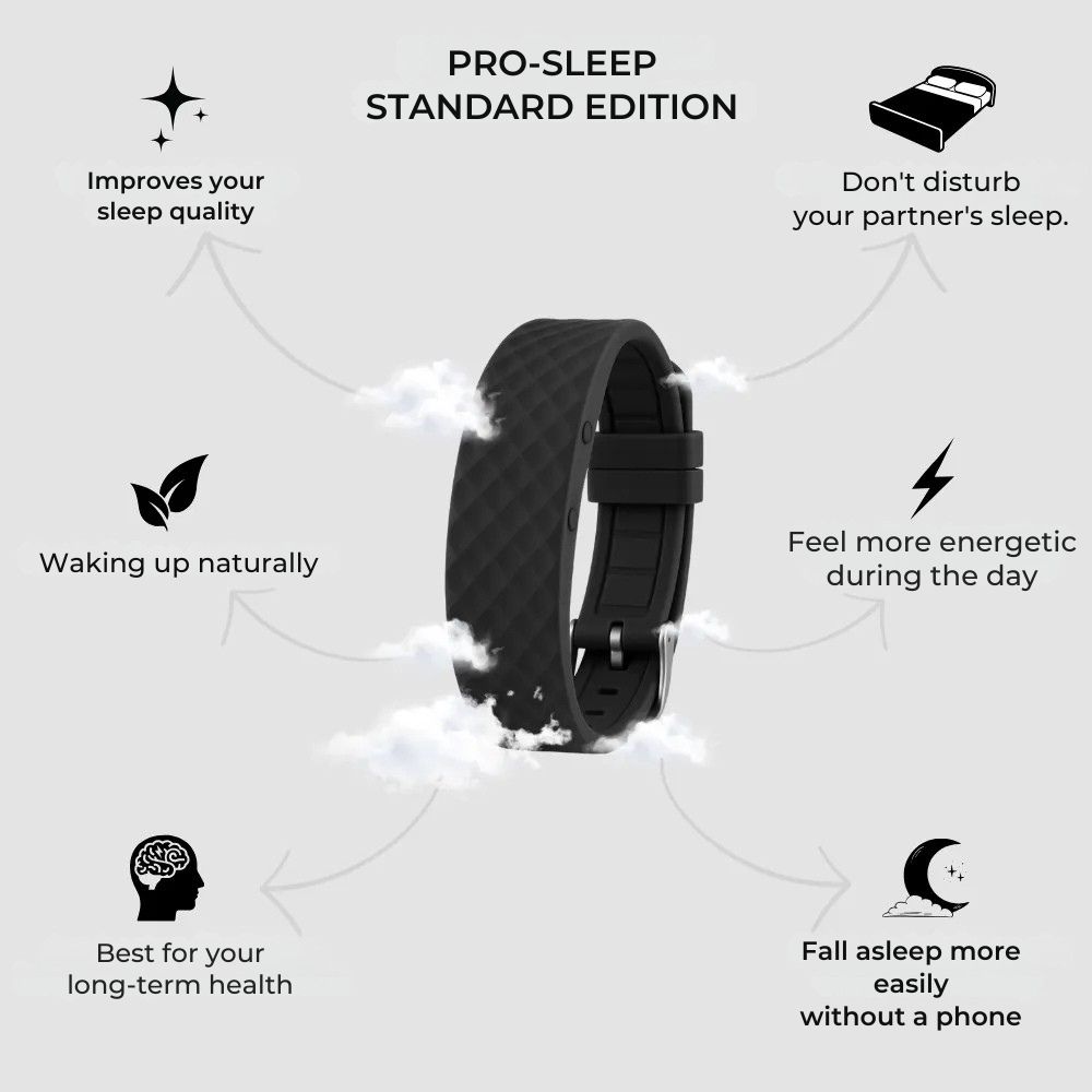 Alarm Clock | Silent Wake-Up without Sound | Adjustable Brightness