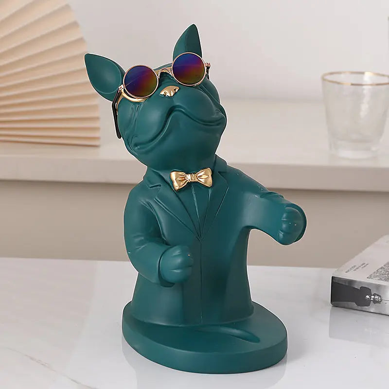 Dog-Shaped Wine Glass Holder | Handmade Table Decoration