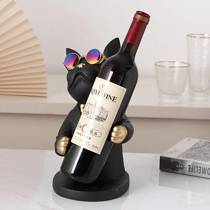 Dog-Shaped Wine Glass Holder | Handmade Table Decoration