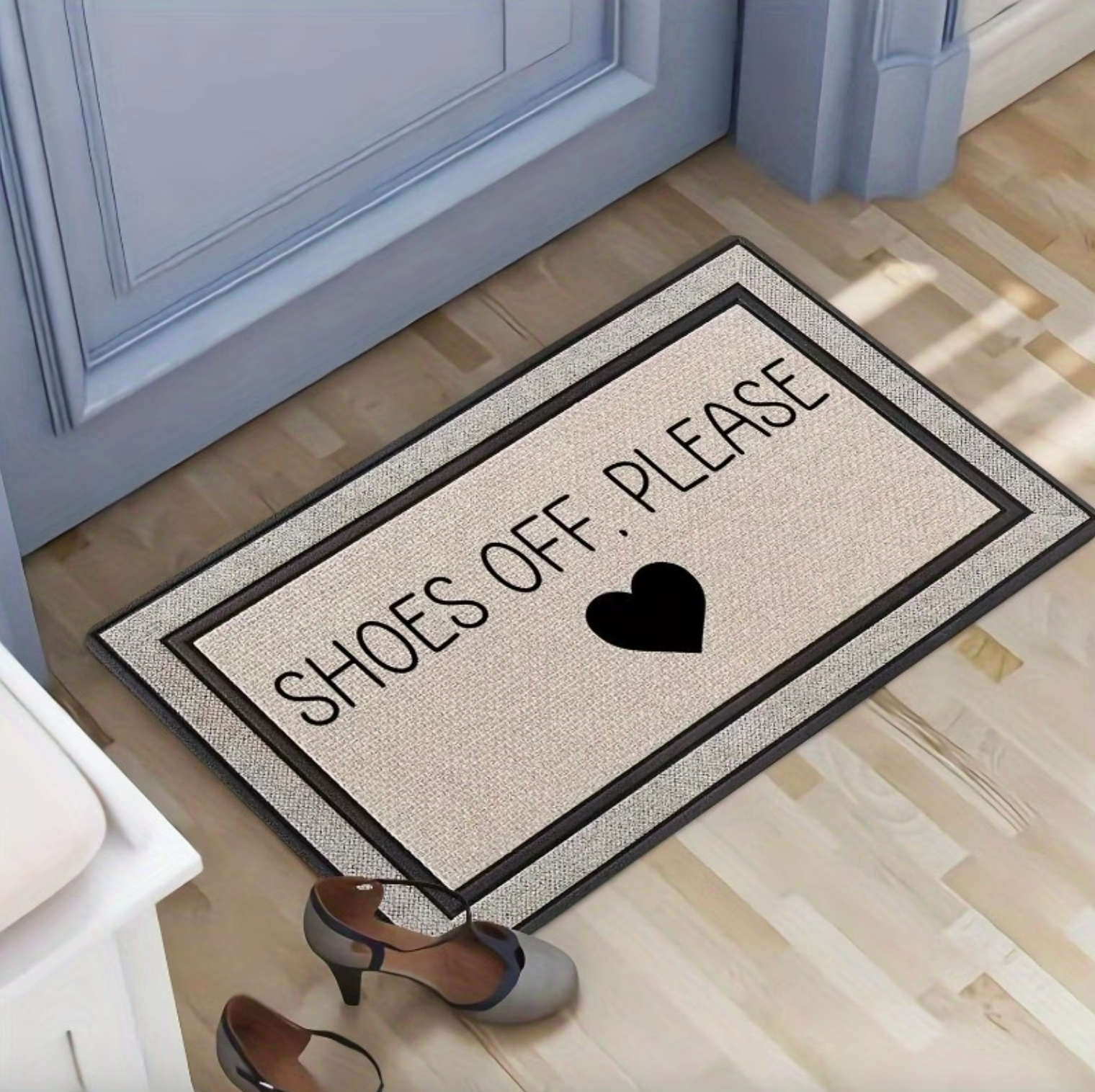 Stylish Indoor Welcome Mat with Non-Slip Backing
