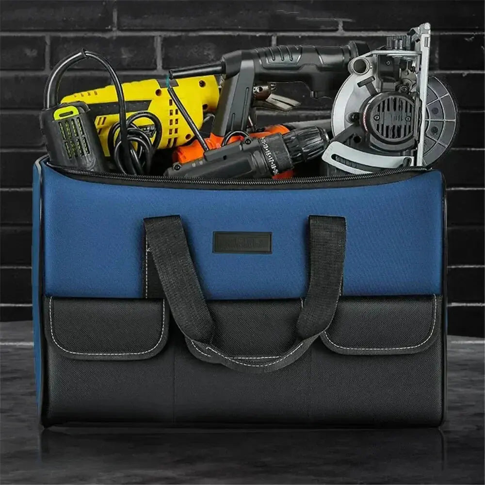 Waterproof Tool Bag with Compartments | Self-Standing Oxford Fabric