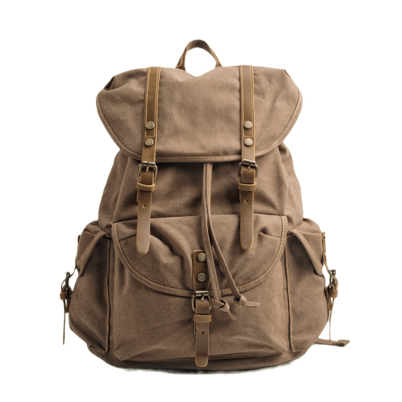 GearUp Adventure-Ready Canvas Backpack for Travel