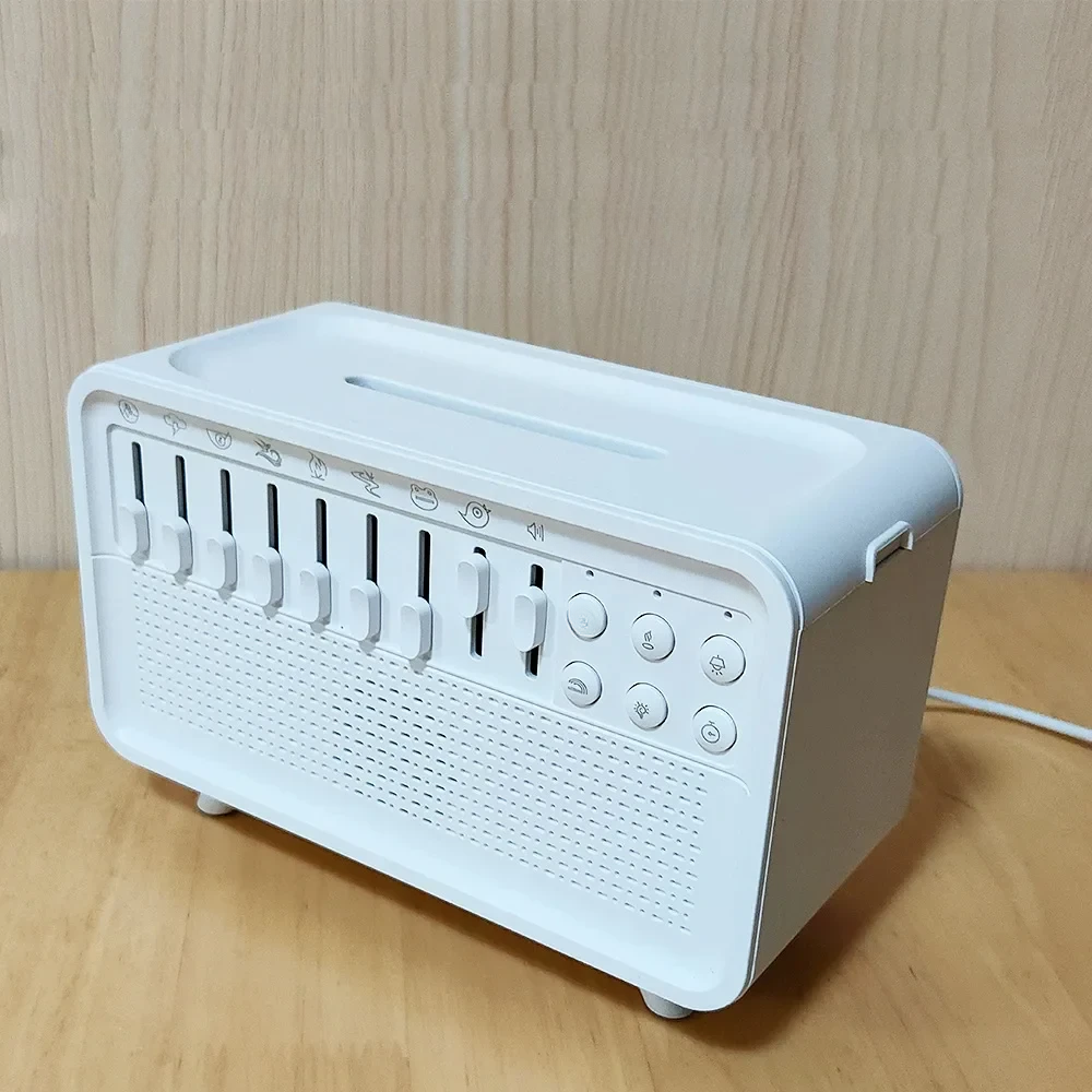 Tranquil Sound Machine with Humidifier, Night Light & Speaker