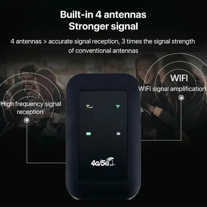 UltraConnect Portable Wi-Fi Extender for Seamless Internet Access