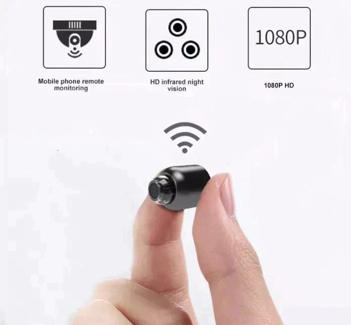 WiFi IP Camera with 120° Wide Angle Lens, Infrared Night Vision & Two-Way Audio
