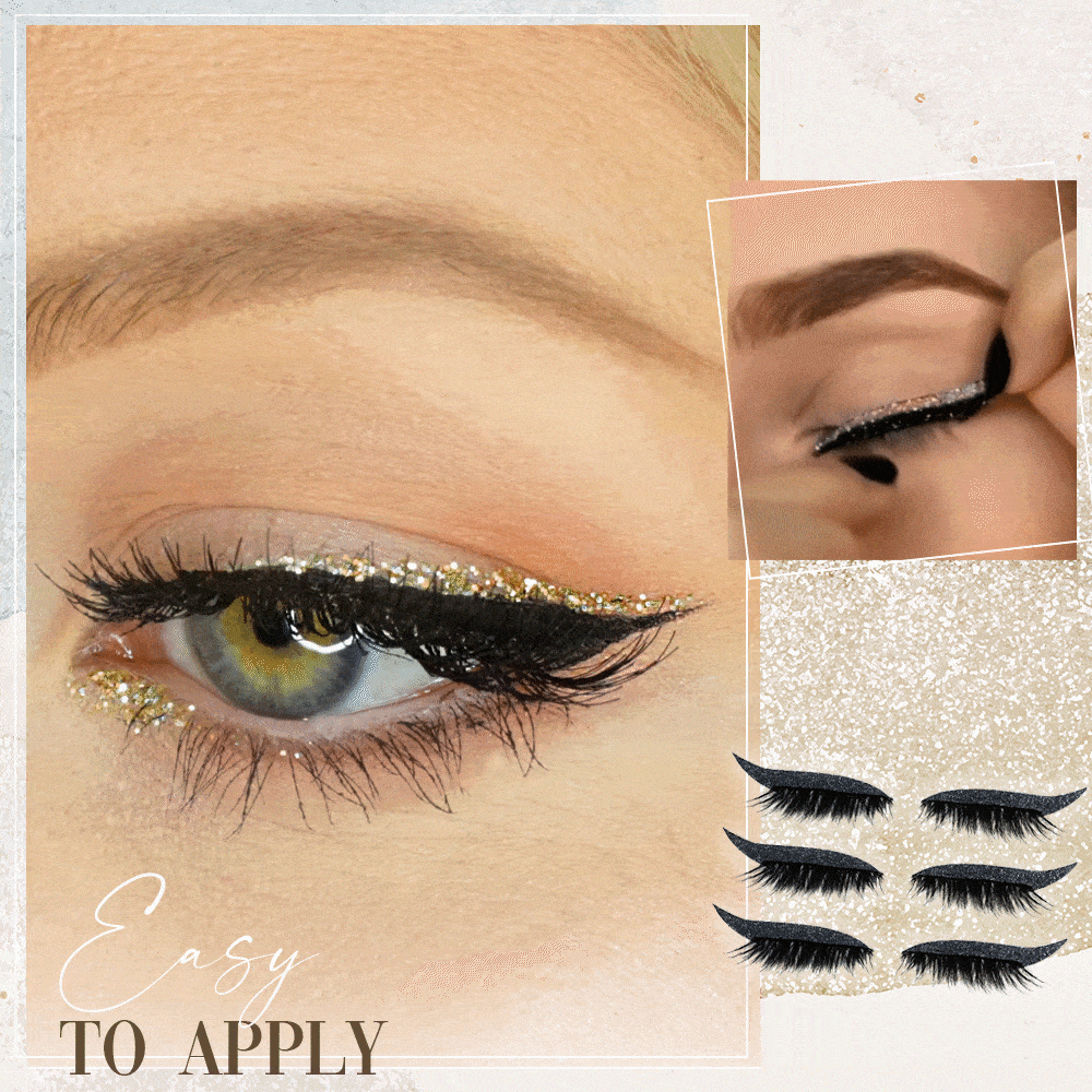 Reusable Glitter Eyeliner Lash Stickers | Buy One Get One Free