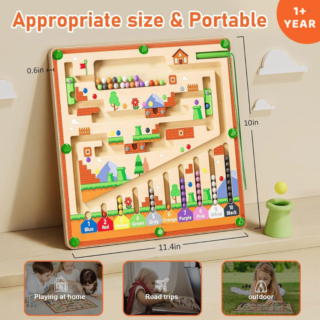 Wiggle Maze – Great for Children's Sensory and Logical Development!