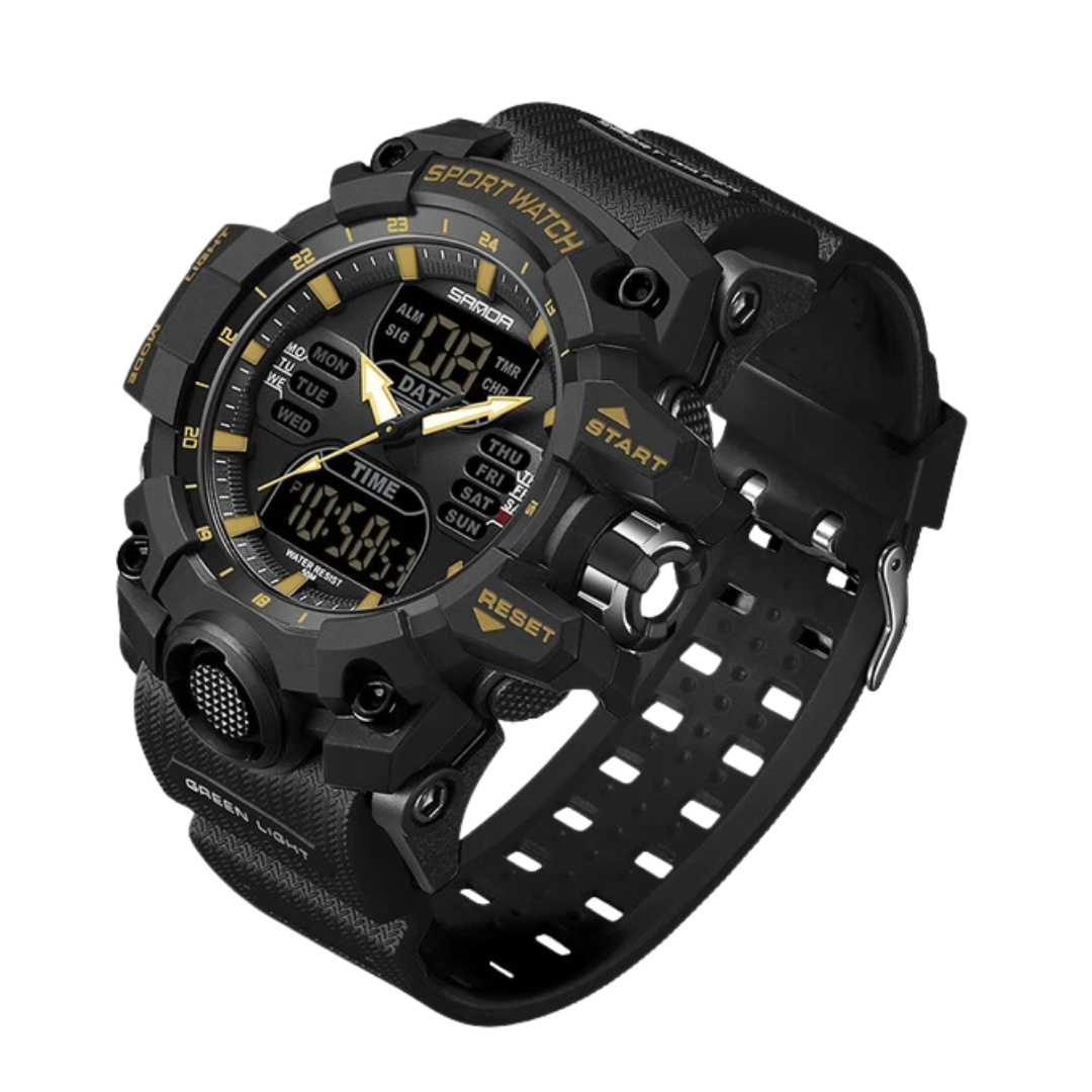 TrailBlazer – Durable Outdoor Digital Watch for Active Men