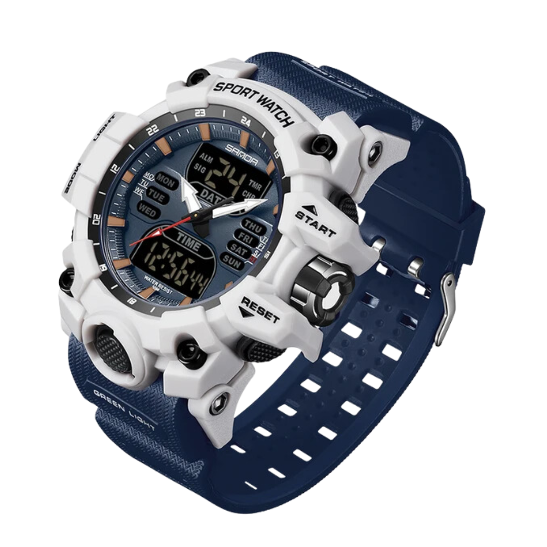 TrailBlazer – Durable Outdoor Digital Watch for Active Men