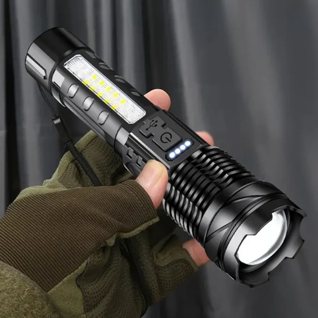 BrilliantBeam – High-Power Tactical Flashlight with 5000 Lumens