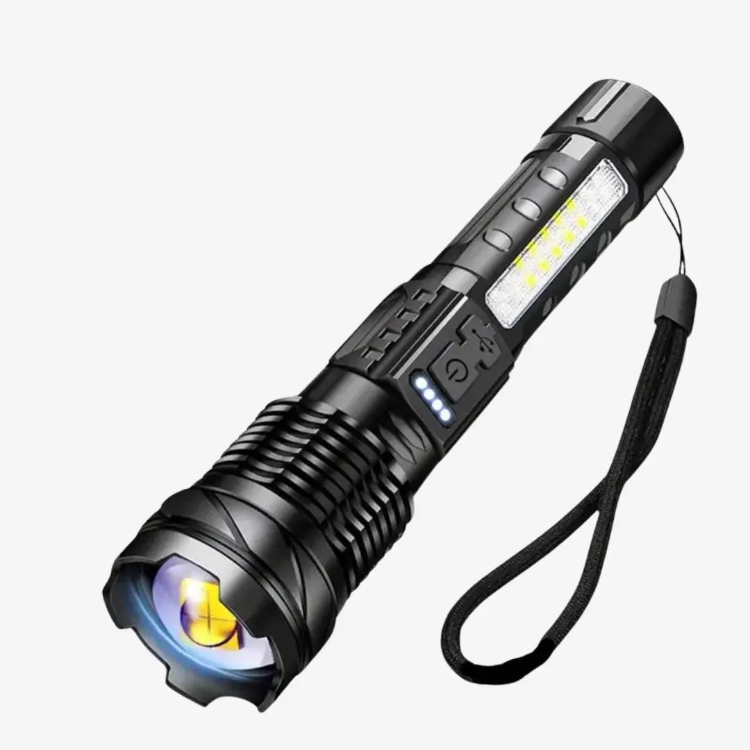 BrilliantBeam – High-Power Tactical Flashlight with 5000 Lumens