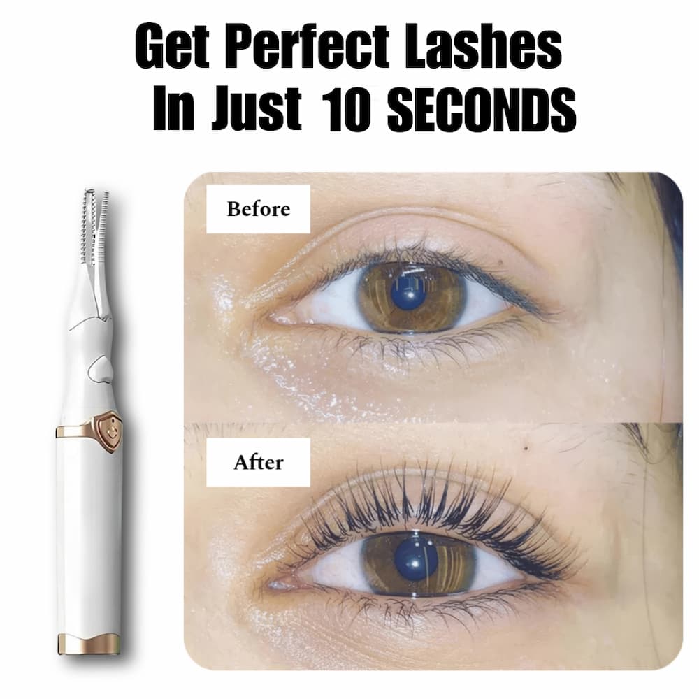 Heated Eyelash Curler - Quick Curling Without Pinching