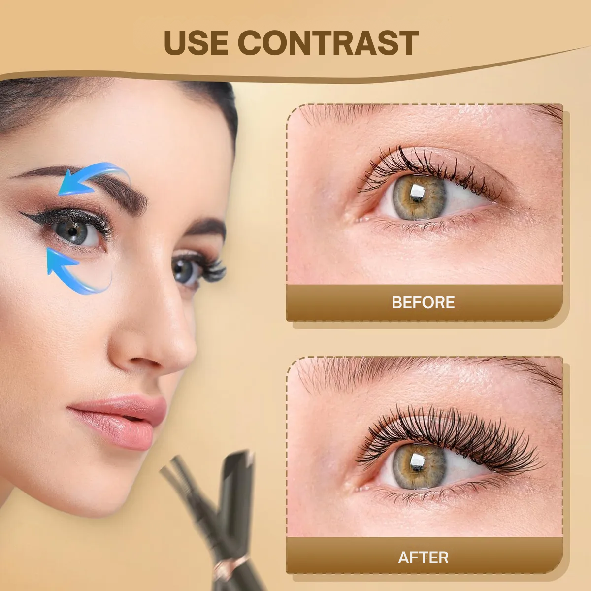Electric Eyelash Curler with 3 Heat Settings