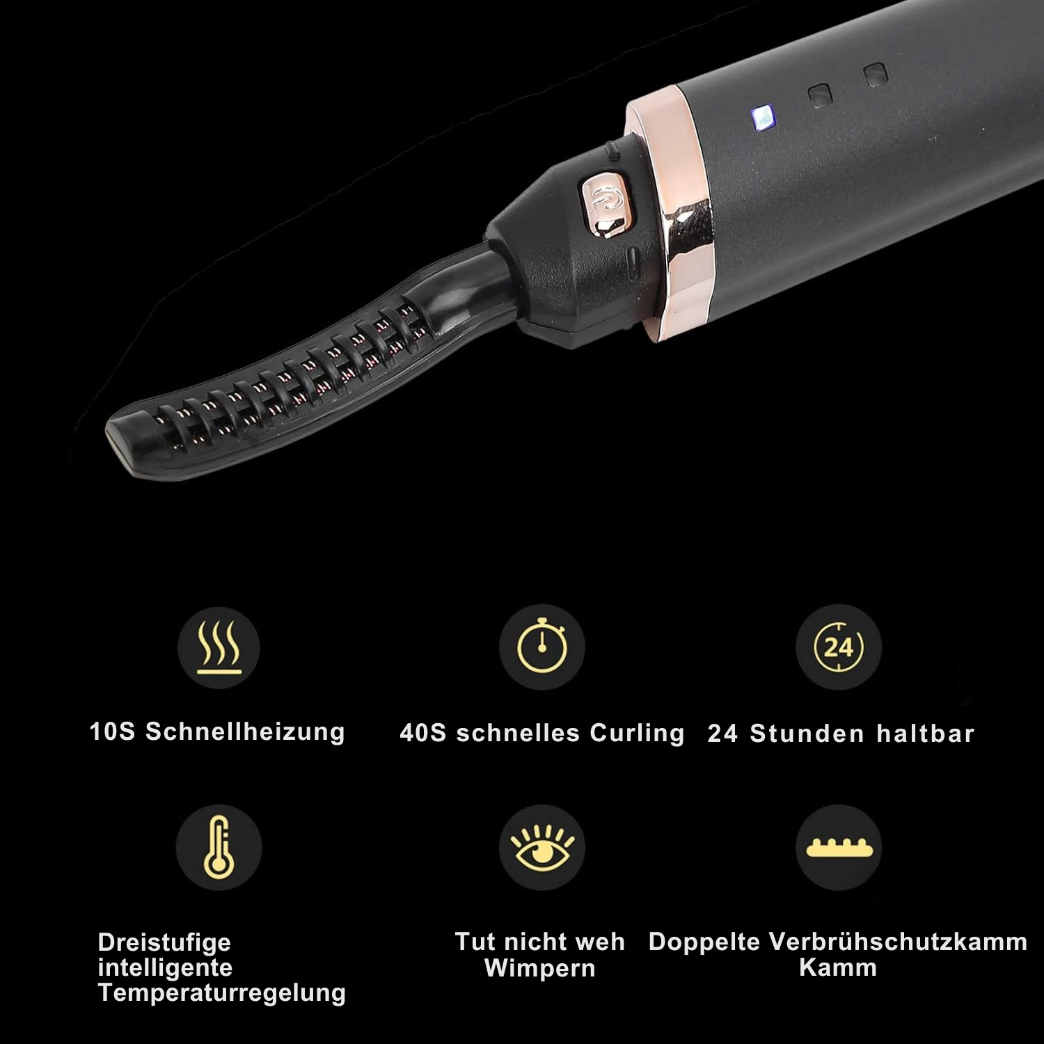 USB Rechargeable Eyelash Curler | Quick Curl | Gentle & Safe