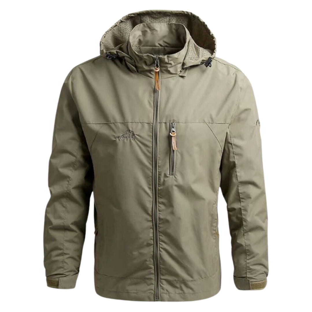 Essential Travel Jacket with Hood – Water-Resistant & Windproof