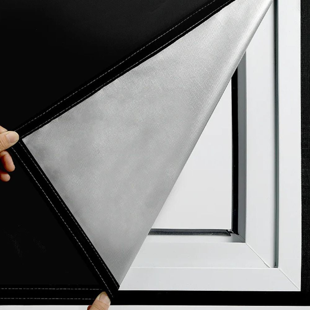 Customizable Matte Black Window Film for Total Light Control