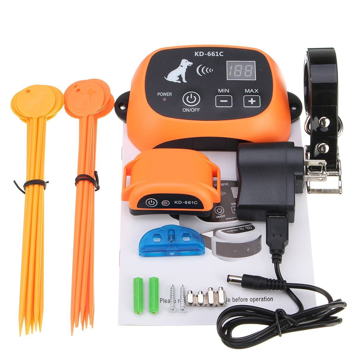 Adjustable Wireless Pet Containment System for Dogs
