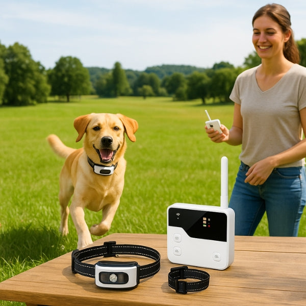 Smart Pet Boundary System with Training Collar - 2-in-1 Solution