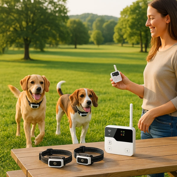Smart Pet Boundary System with Training Collar - 2-in-1 Solution