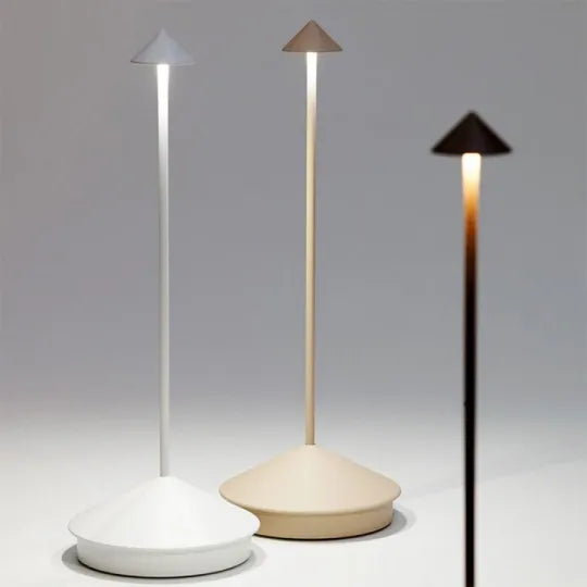 Sleek Wireless LED Lamp with Rechargeable Battery for Home