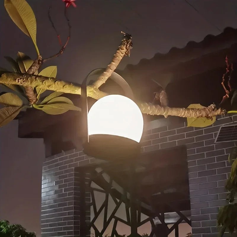 Portable LED Patio Light – Rechargeable and Elegant Design