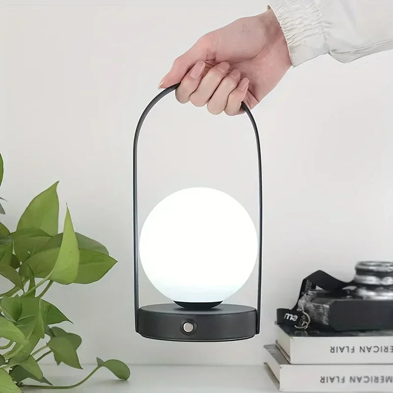 Portable LED Patio Light – Rechargeable and Elegant Design