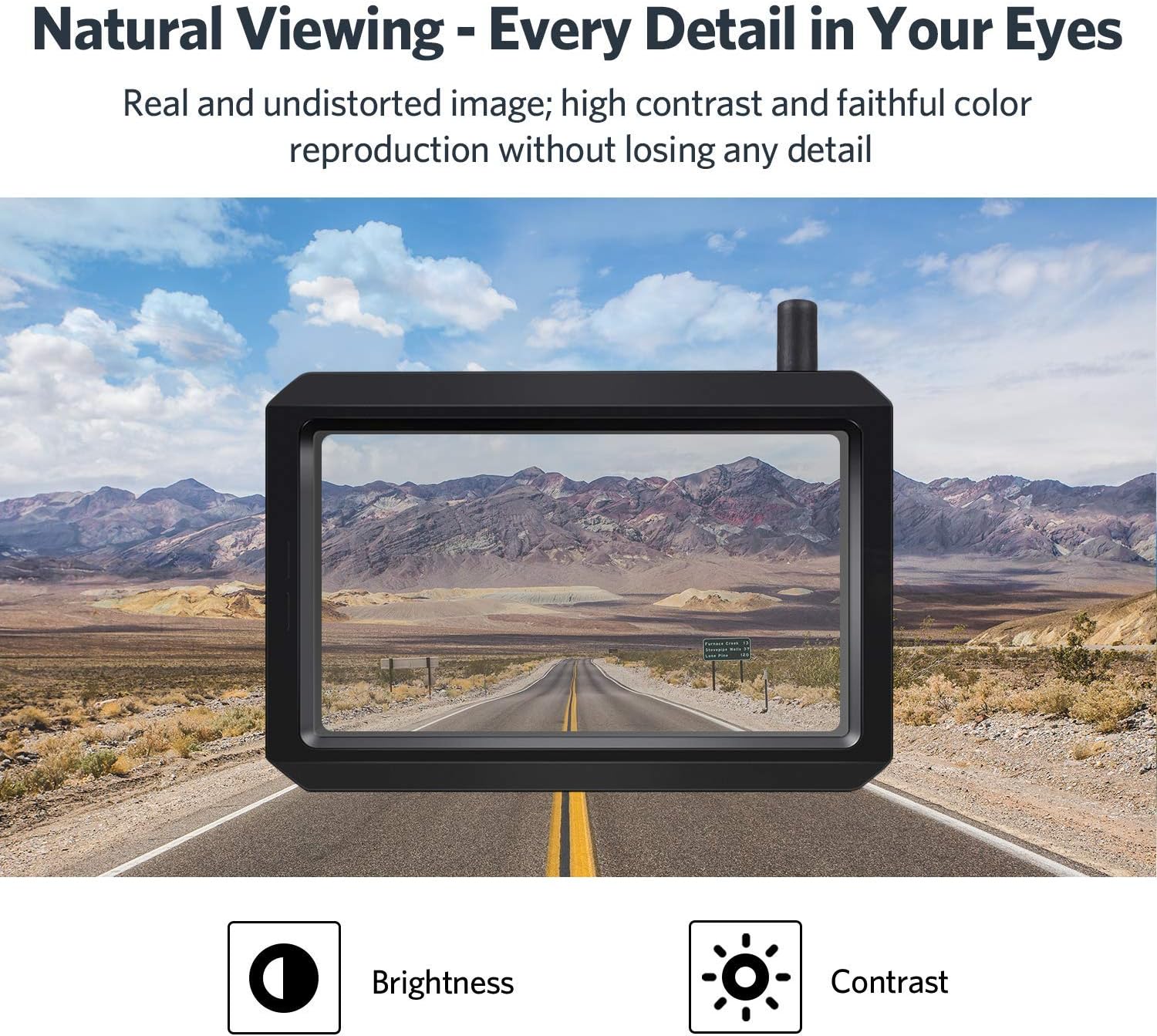 Premium Wireless Backup Camera and Monitor with Night Vision
