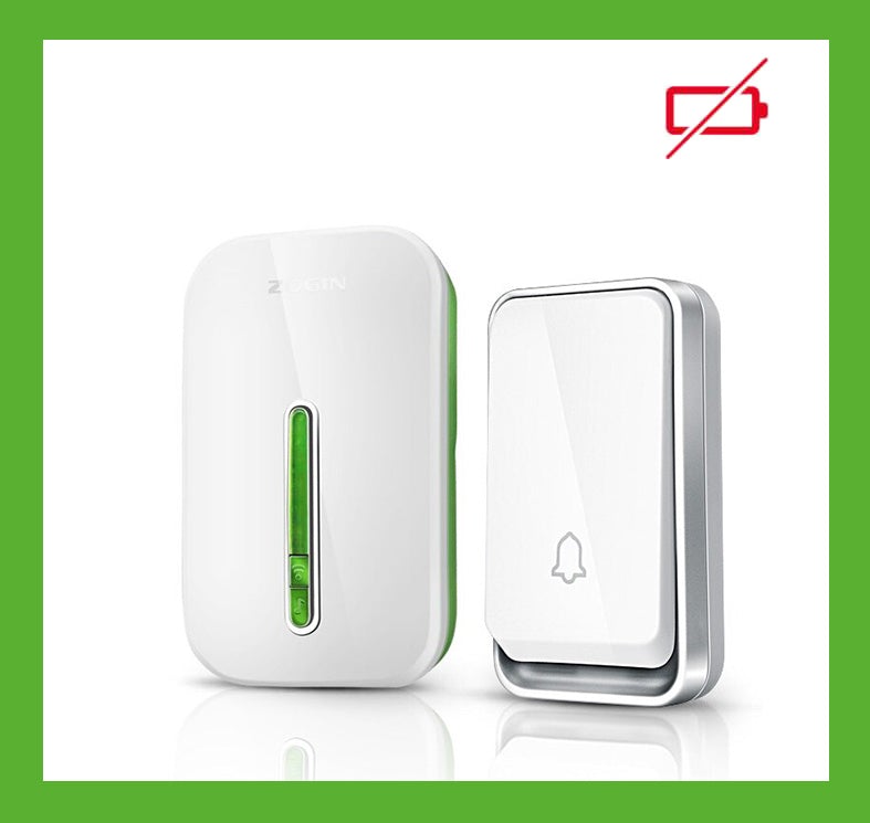 Battery-Free Wireless Doorbell with Waterproof Design and Extended Range