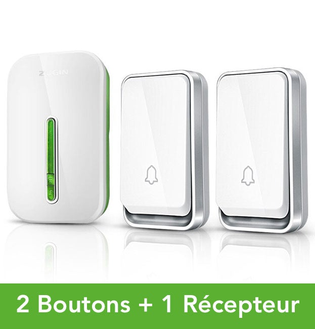 Battery-Free Wireless Doorbell with Waterproof Design and Extended Range