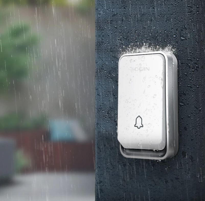 Battery-Free Wireless Doorbell with Waterproof Design and Extended Range