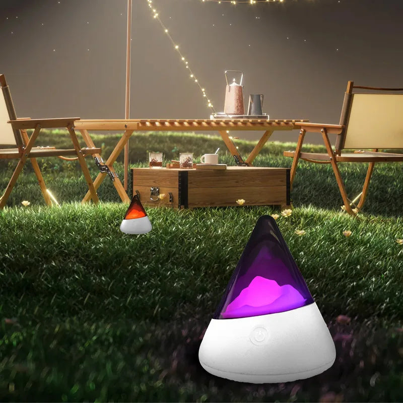 Portable RGB Mood Light with Iceberg Design