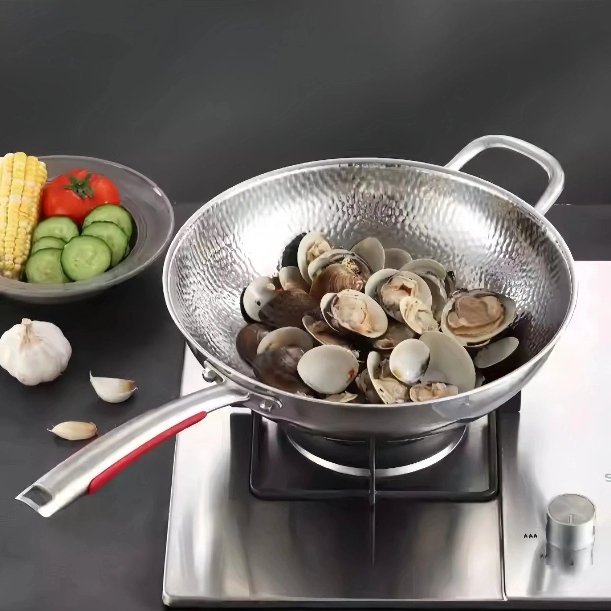 30 cm Round Bottom Wok | Induction Compatible | Non-Coated & Non-Stick